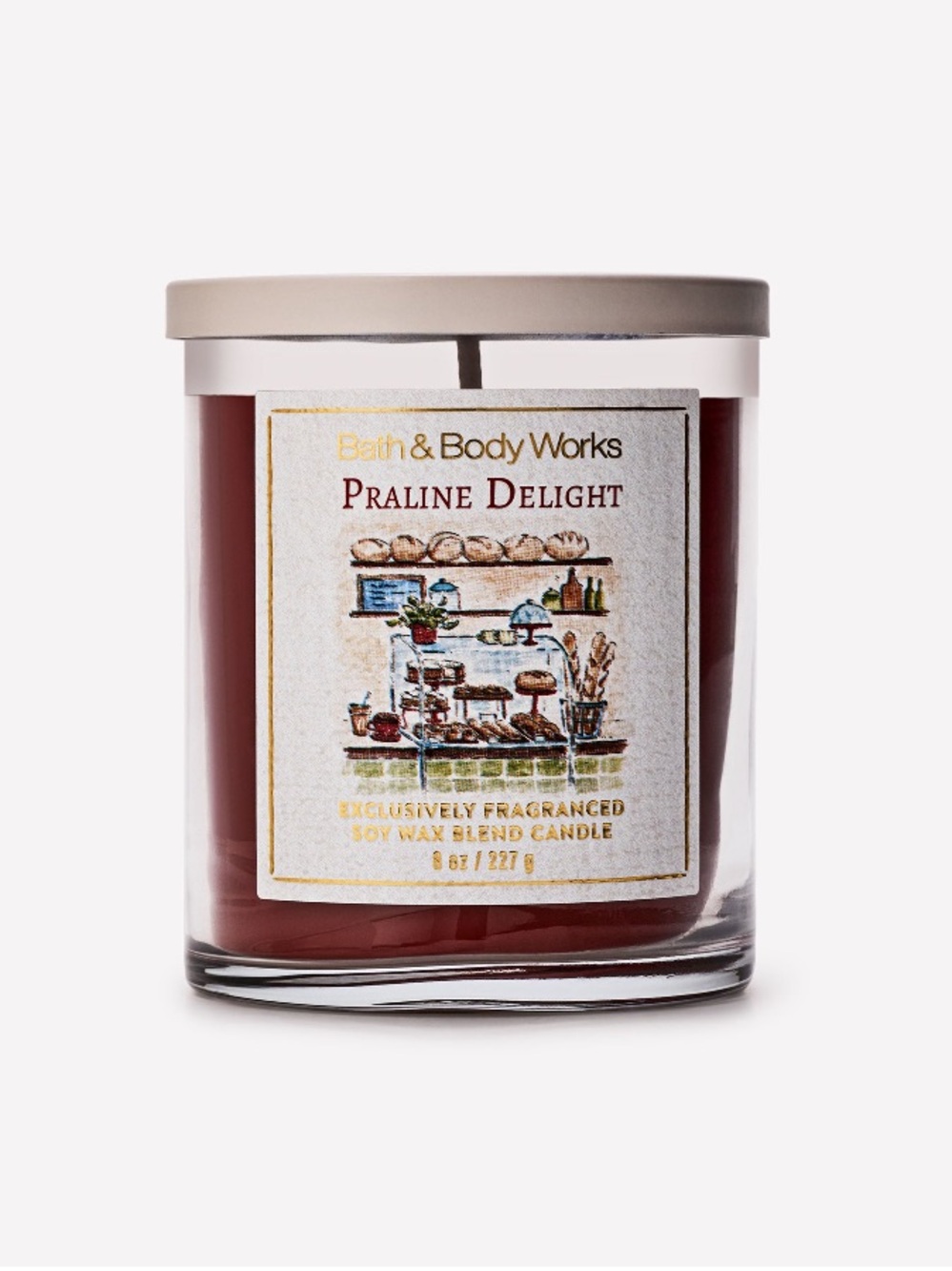 2/$20 “PRALINE DELIGHT” Single Wick Candle by B&BW/WB, 8 oz / 227 g, NWT